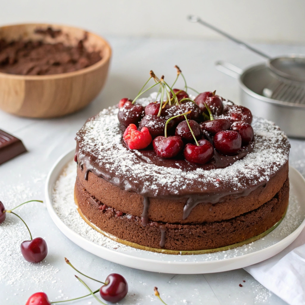 chocolate cherry cake