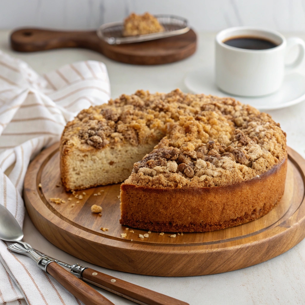 coffee cake recipe with oatmeal streusel​