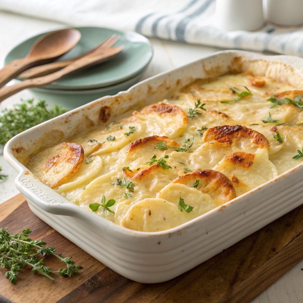 scalloped potatoes recipe with cheese powder