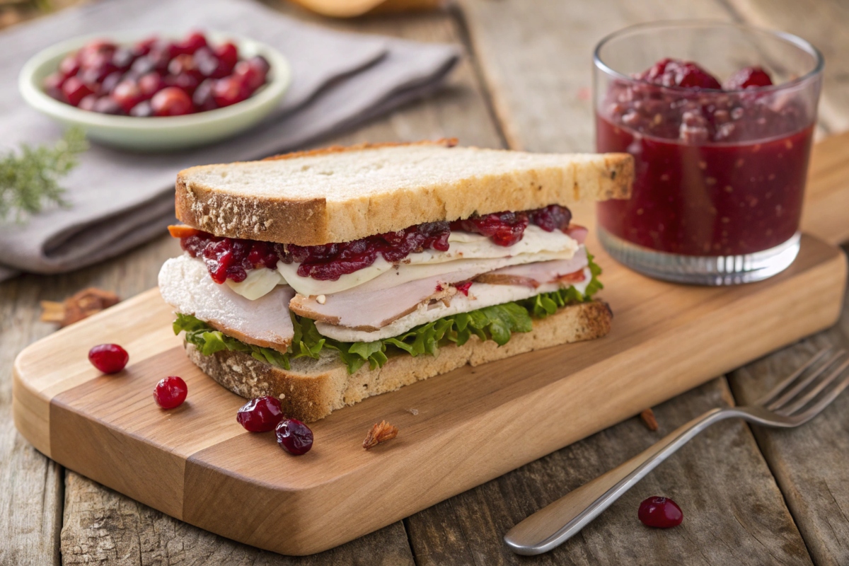 turkey cranberry sandwich