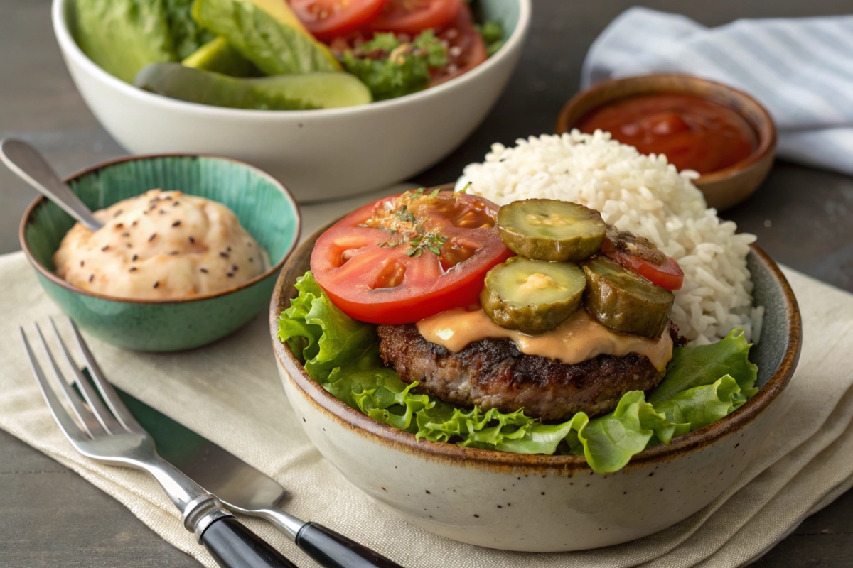 burger bowl recipe