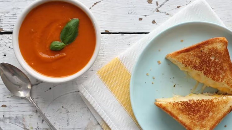 grilled cheese and tomato soup