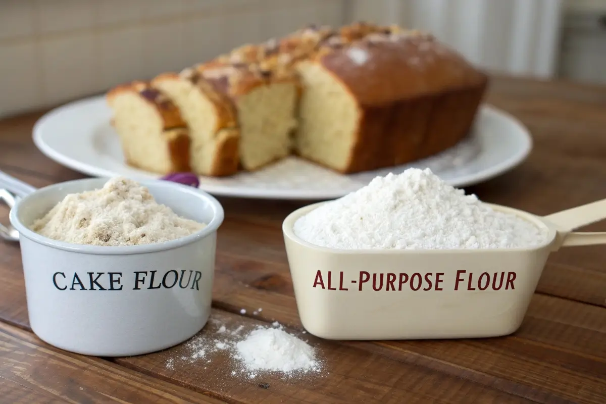 Cake flour or all-purpose
