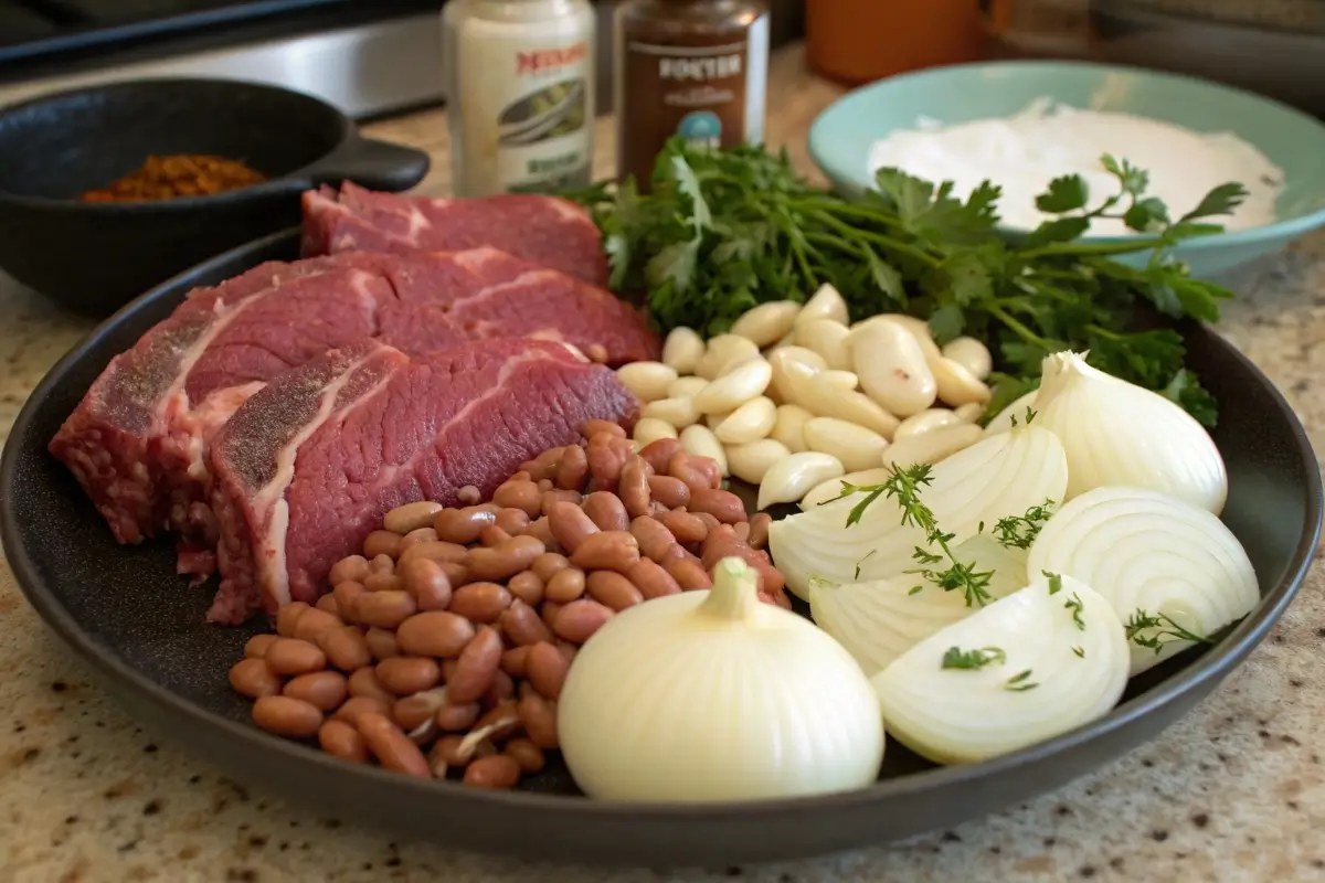 steak and beans recipe