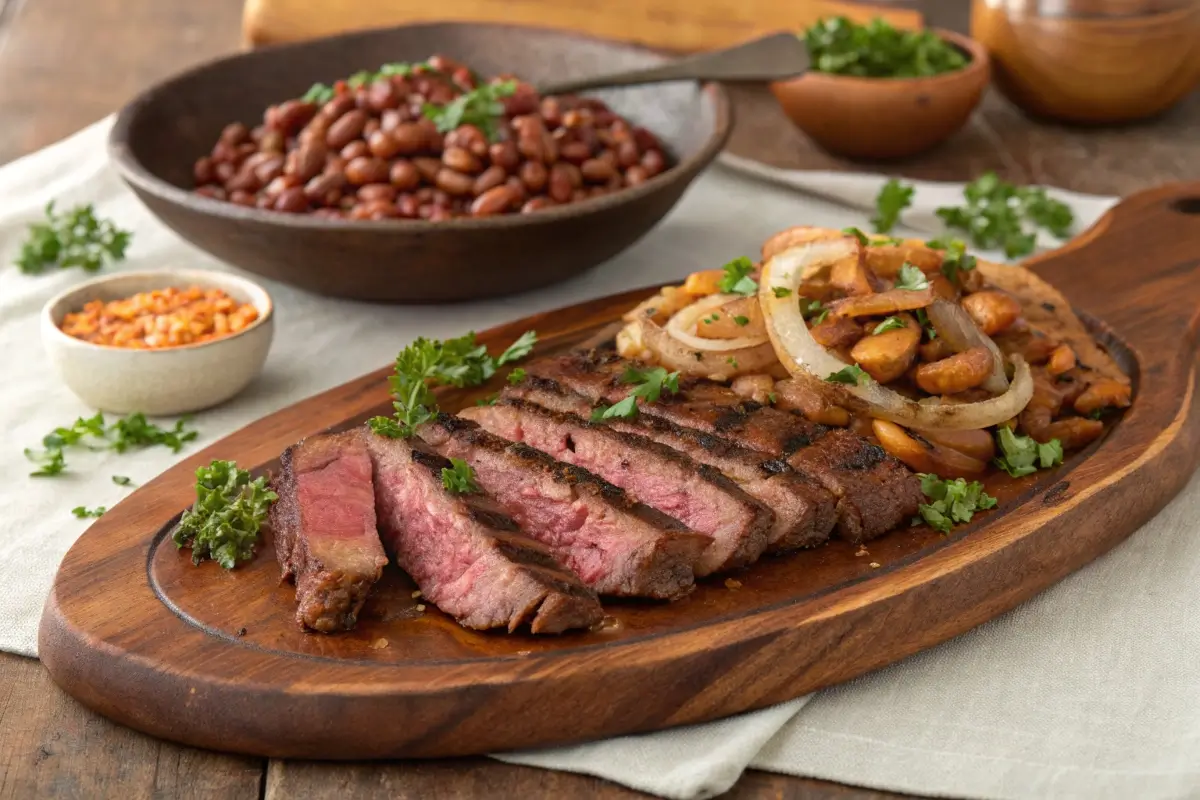 steak and beans recipe