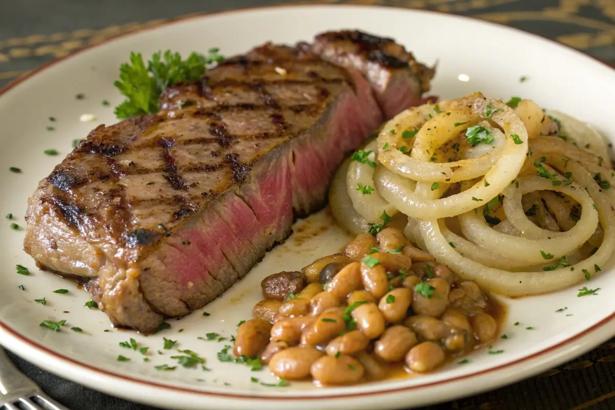 steak and beans recipe