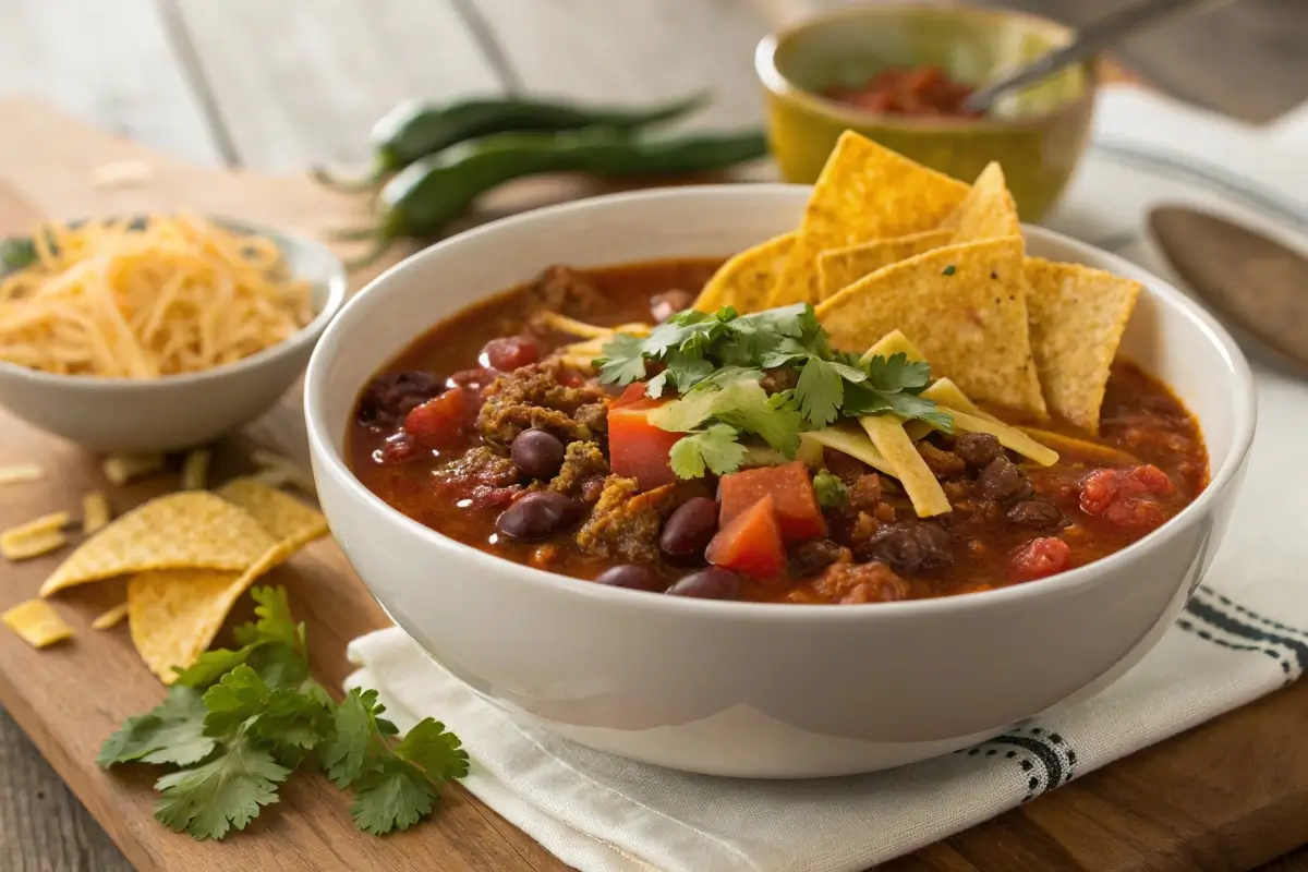 Taco soup Fritos recipe