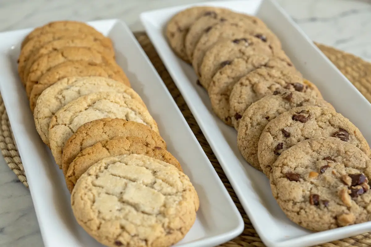 Comparison of cowboy cookie Crumbl recipe with classic Crumbl cookies.